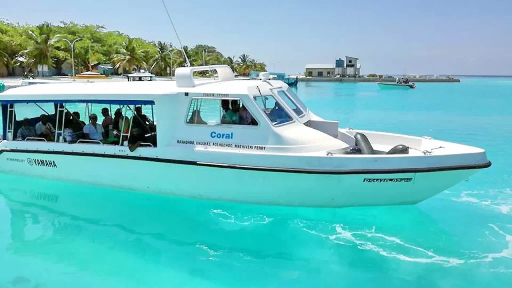 8 Transfer to airport via speedboat Maldives Tour