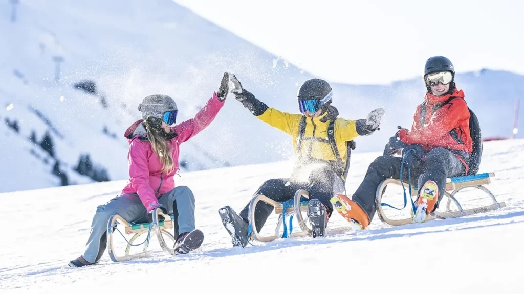 Enjoy skiing, sledging, and snow biking Kashmir Tour